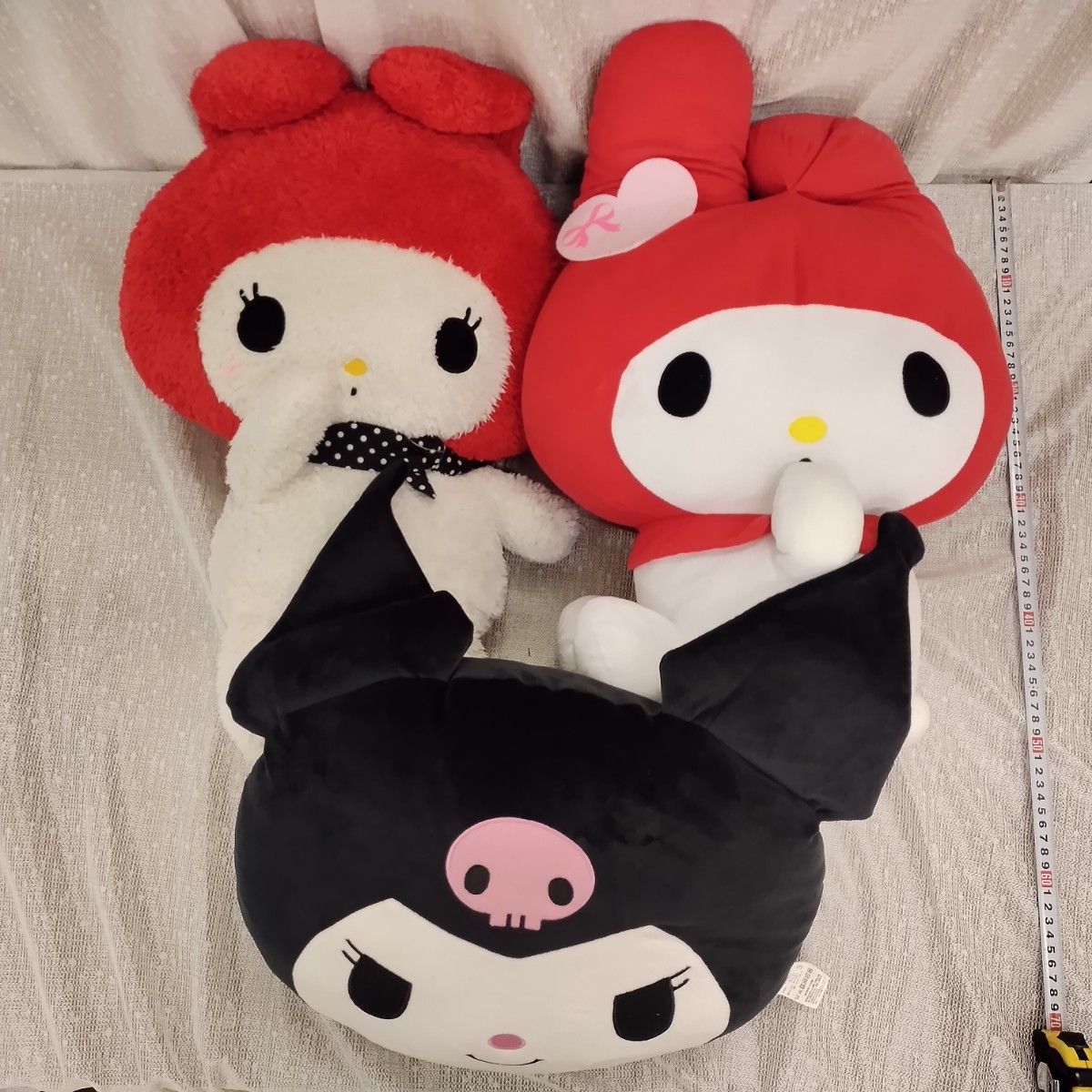 NR646 1スタ クロミ マイメロディ ぬいぐるみ グッズ サンリオ まとめ Mymelody KUROMI バッグ カチューシャ ティッシュカバー SANRIO_画像8