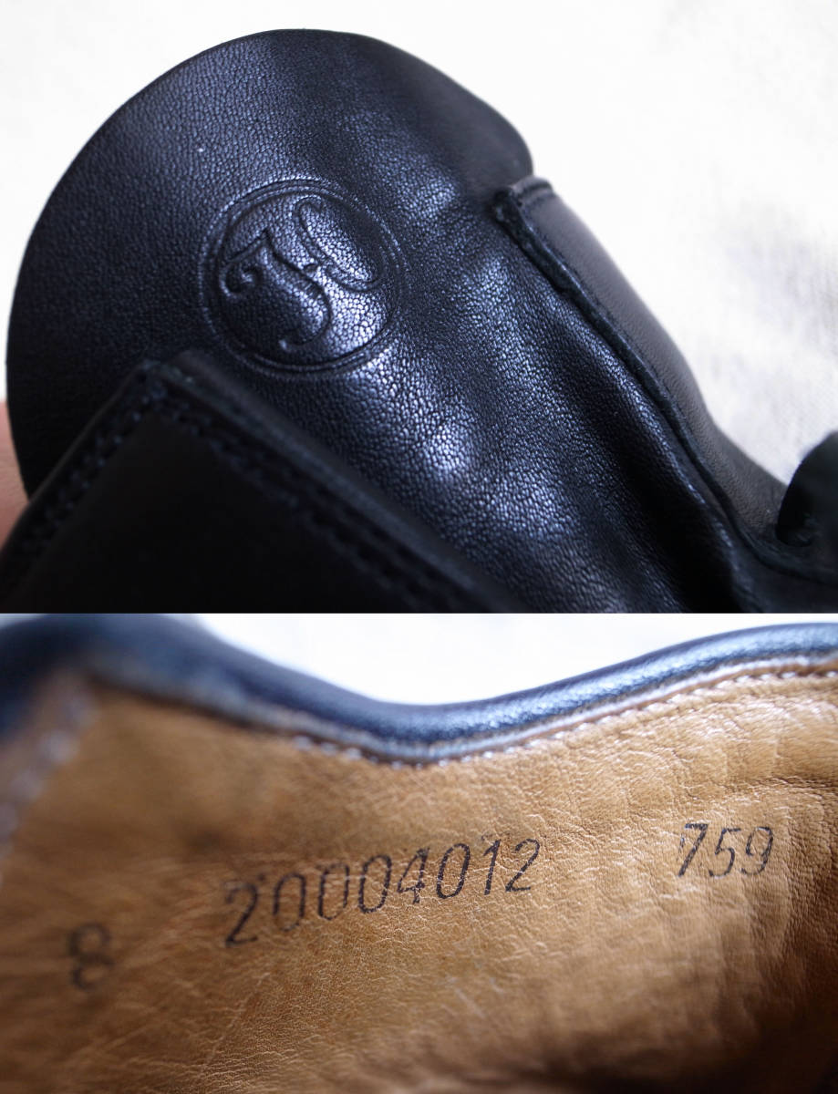 HAFERL ハーフェル サイドシューレース チロリアンブーツ/シューズ UK8/27~27.5㎝位 黒 ドイツ製 ノルウェージャン製法 革靴_画像8