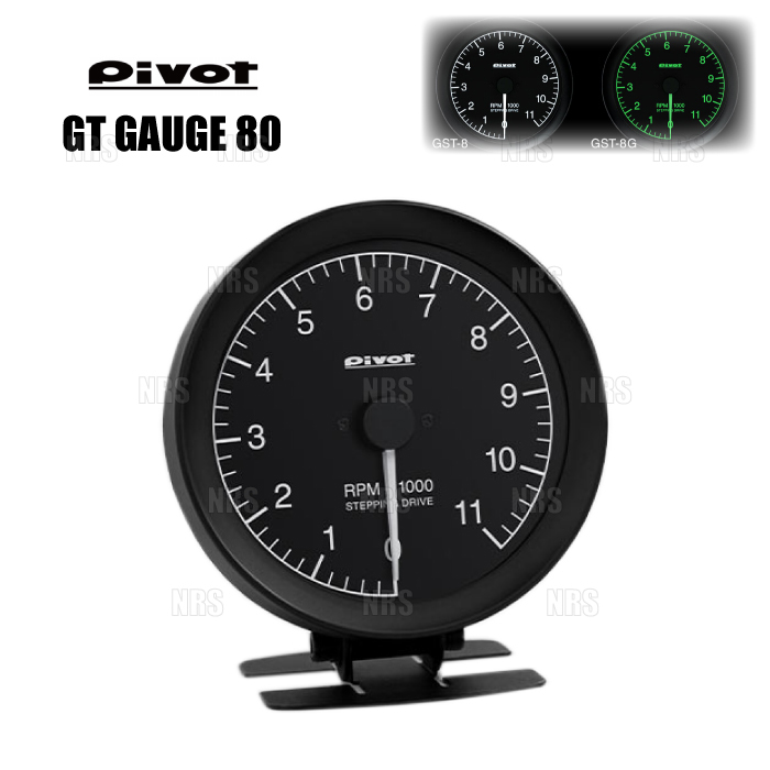 PIVOT pivot GT gauge 80 (φ80/ white / tachometer ) Tanto / custom L375S/L385S/LA600S/LA610S KF H19/12~ (GST-8