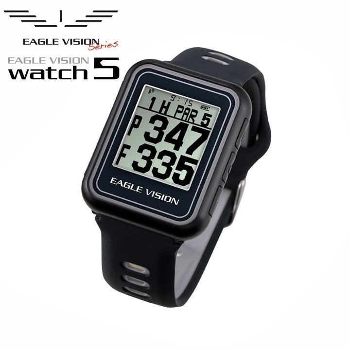 【新品】イーグルビジョン ウォッチ5 EV-019 ブラック 腕時計タイプ GPS小型距離計測器 EAGLE VISION WATCH5 BLACK 朝日ゴルフ_画像1