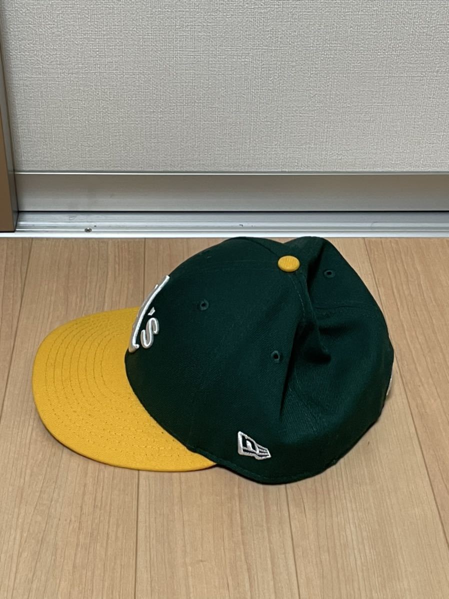 NEWERA］オークランドアスレチックスキャップ］ニューエラ MLB オーセンティックコレクション_画像3