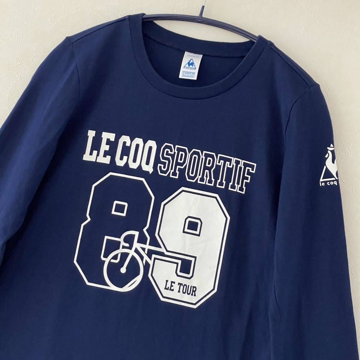  super-beauty goods le coq sportif( Le Coq s Porte .f) lady's cycle pull over shirt M(T160.B85cm) cotton bicycle ( stock ) Descente 