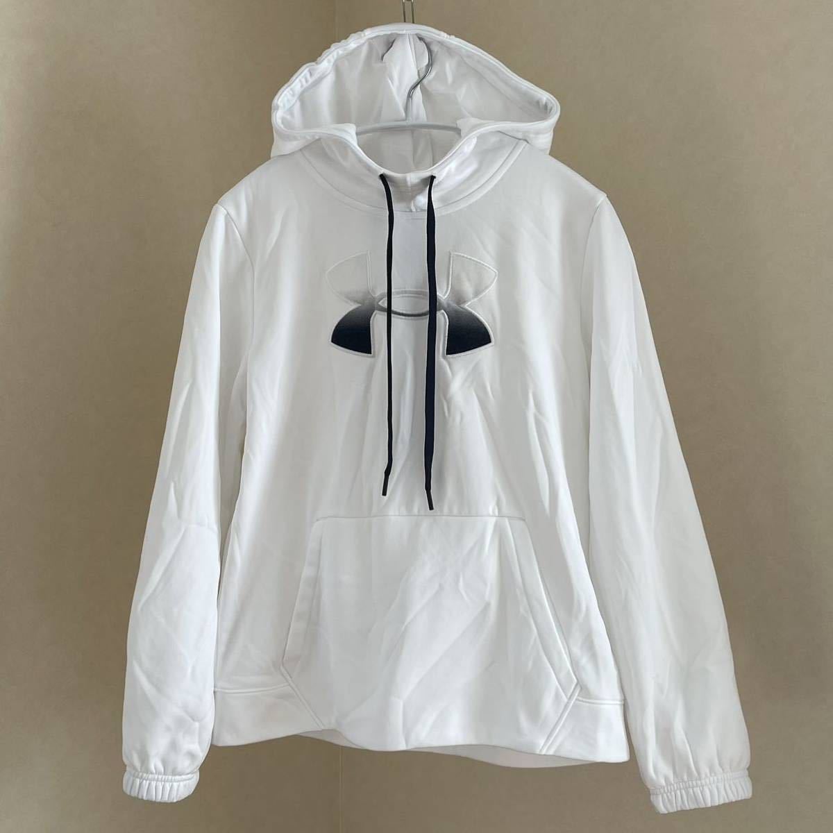  super-beauty goods UNDERARMOUR( Under Armor ) lady's UA armor - fleece big Logo f-ti-SM(T160.B80cm) use 3 times Gold gear reverse side nappy 