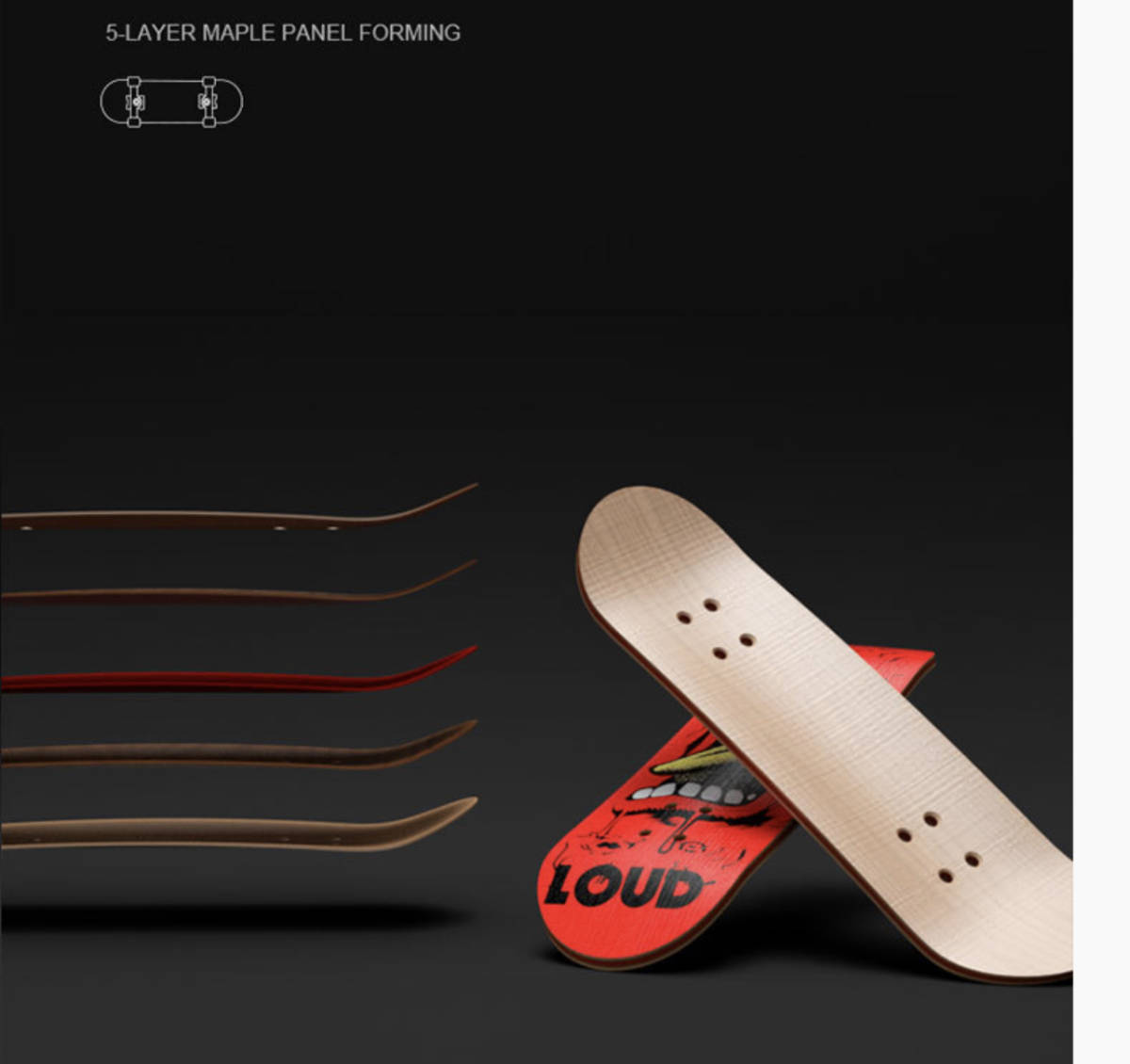 ベアリング付きの指スケ フィンガーボード Finger Skateboard 指スケートボード フィンガーボード U_画像5