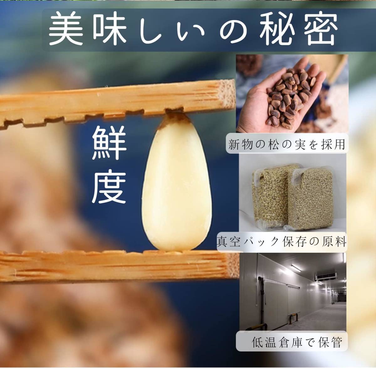 松の実　たっぷり1000g　１KG スーパーフード　陸の牡蠣　無添加 無農薬　製菓材料 薬膳 ミネラルと食物繊維が豊富_画像3