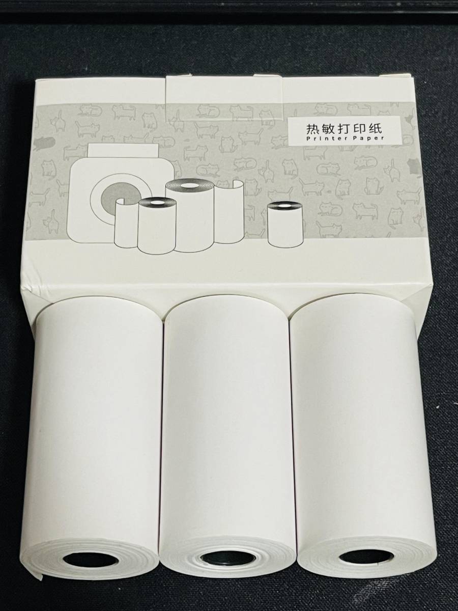 Paperang　PeriPage等のモバイルプリンター用感熱紙　3本セット_画像1