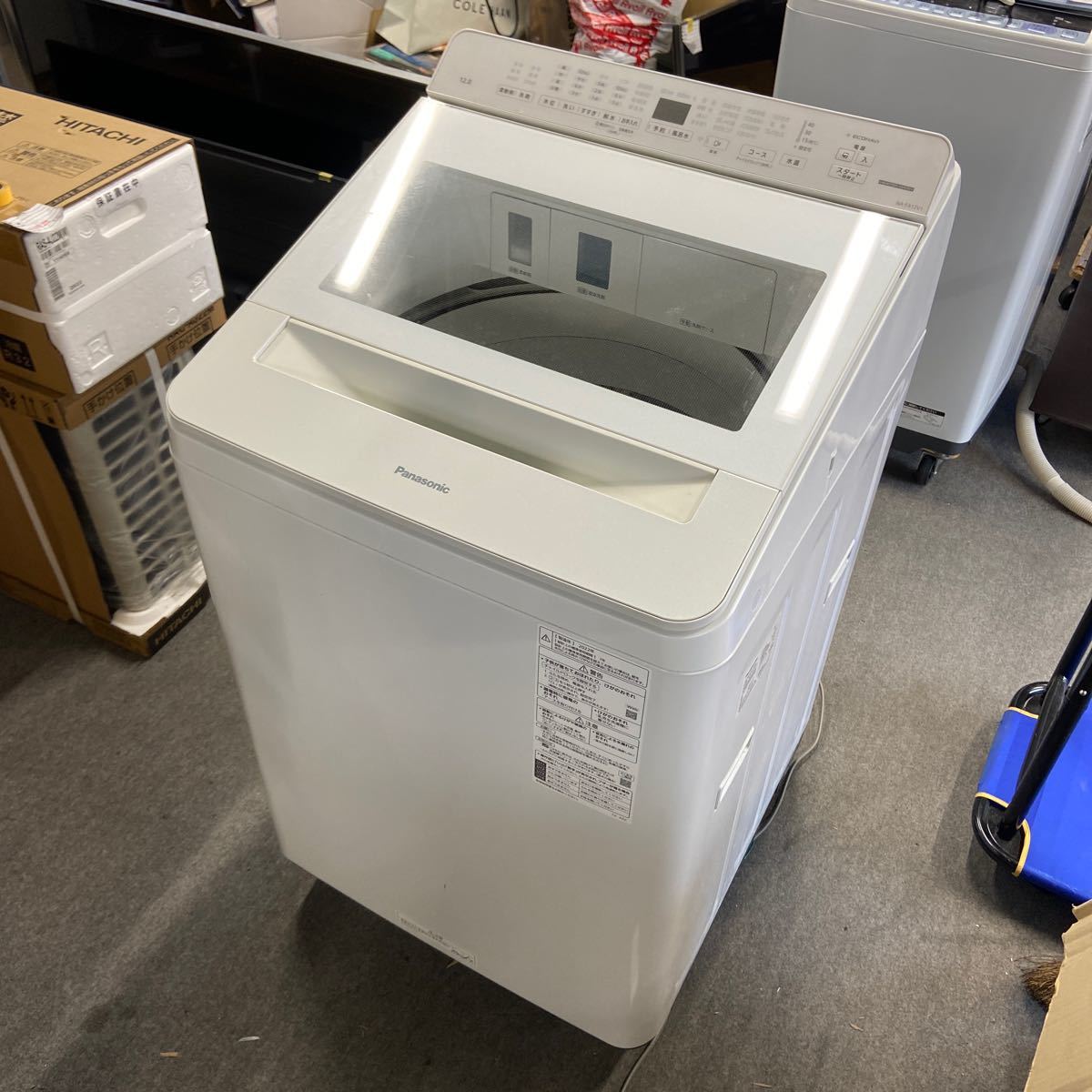 UTt505【2022年製】Panasonic（パナソニック）:NA-FA12V1 全自動洗濯機 洗濯・脱水容量12kg 中古_画像1
