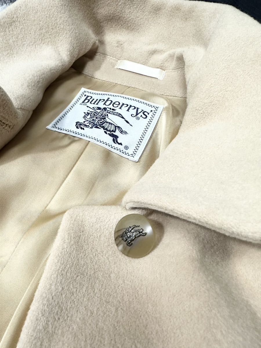 【新品同様】アンゴラ100%◆BURBERRY バーバリー ◆アンゴラ コート ロングコート　ベージュ サイズ M_画像7