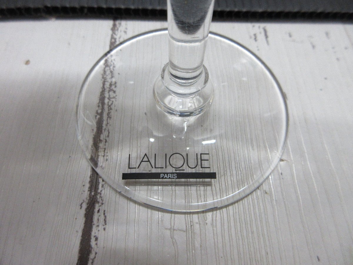 d １円　美品　LALIOUE ラリック ボージョンシー 高さ15cm 口径約8cm　ワイングラス 計6点 【星見】_画像4