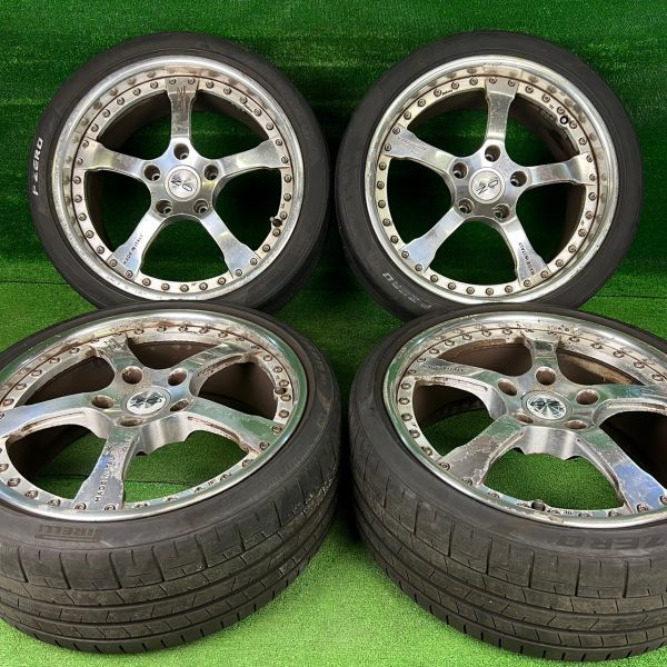 OZ RACING　　8J×19 9.5J×19　ピレリ　P ZERO　235 35 19 265 35 19　　PCD130　倉庫保管品　ポルシェ　ケイマン着用_画像1