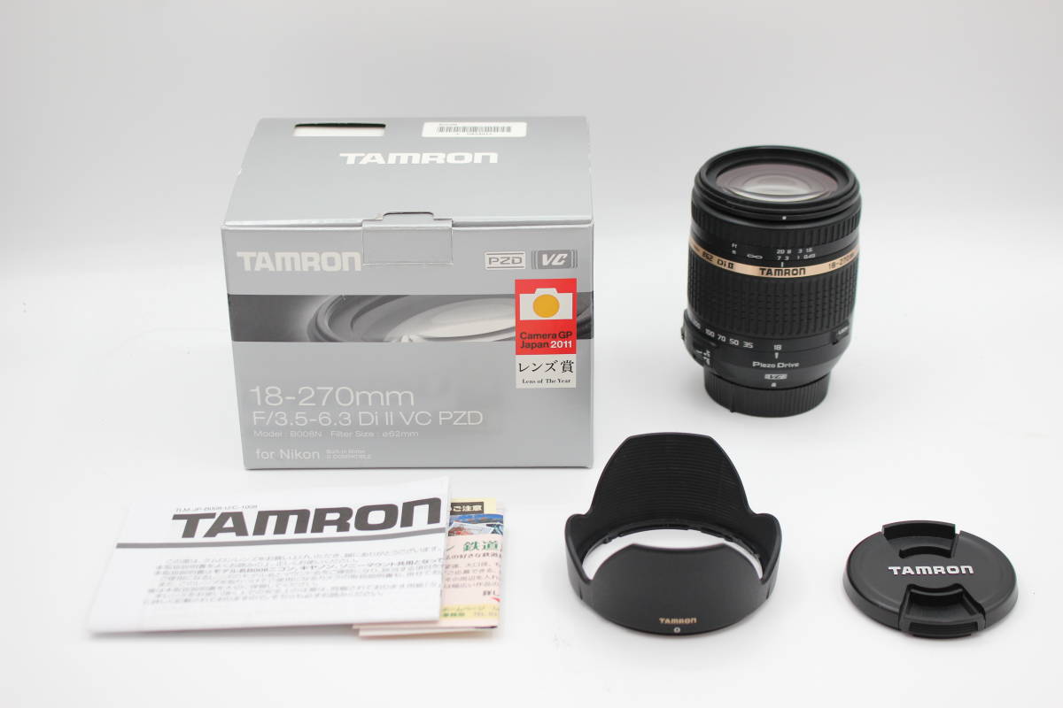 新品級◆TAMRON 18-270mm F3.5-6.3 Di II VC PZD◆Nikon用♪0304