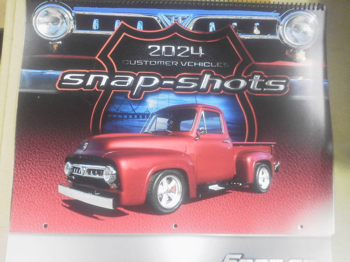 ☆彡送料0円　限定品　希少　NEW！　2024　スナップオン　Snap-on　カレンダー　USA　アメリカン　クラシック　ビンテージカー　☆彡_画像1