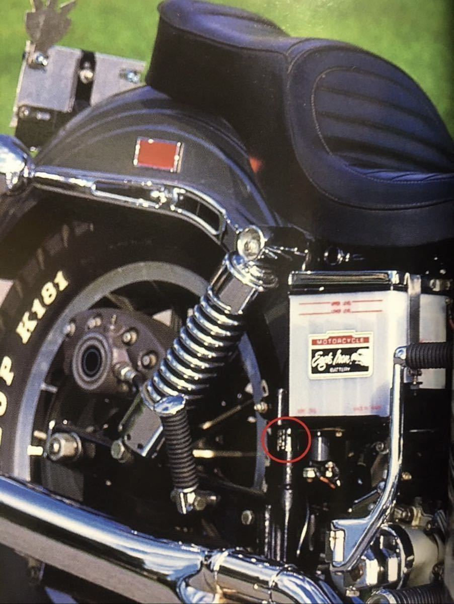 本物 AMF Harley-Davidson DOT5 ブレーキWARNINGデカール 45105-77 純正 デッドストック NOS ショベル 1200 1340 FXE FXS XL XLH XLCR FLH_画像6