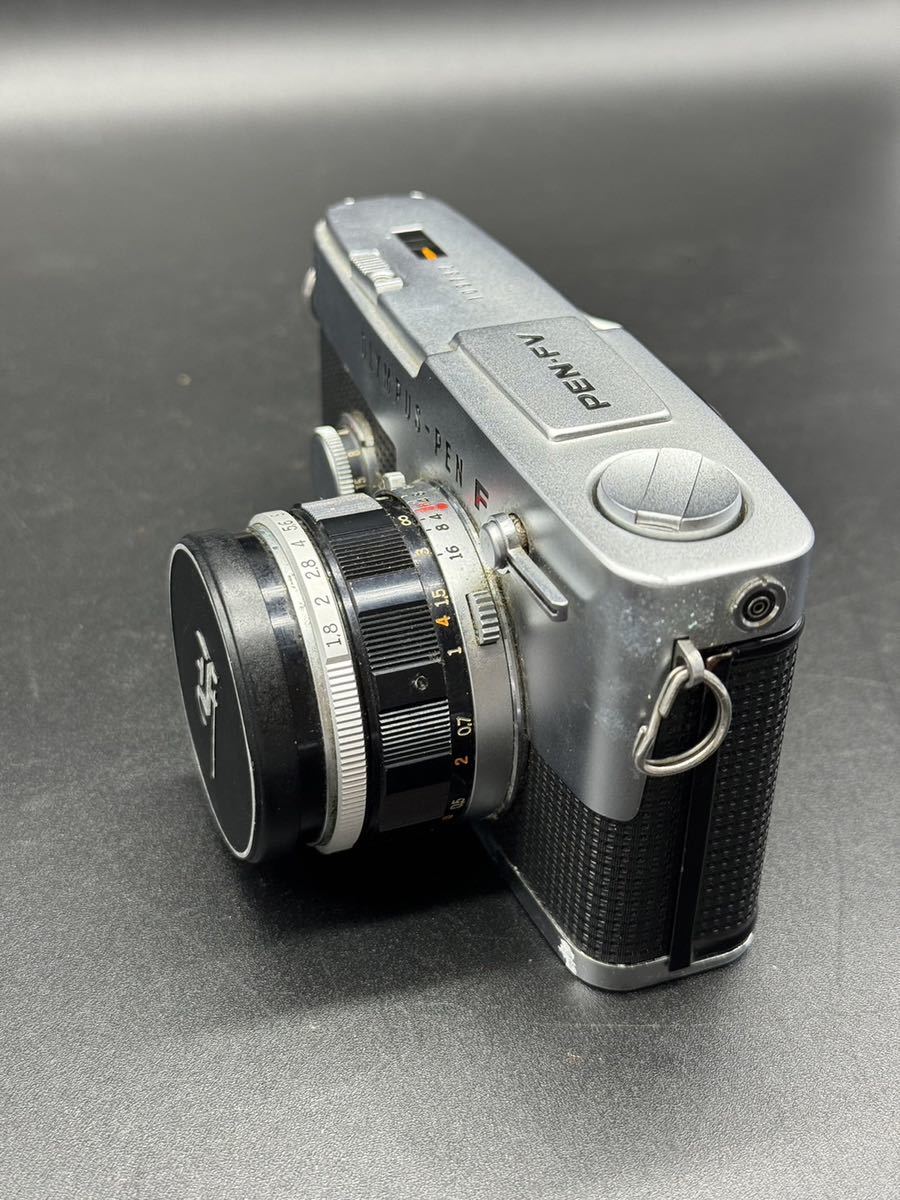 OLYMPUS PEN-FV フィルムカメラ オリンパス レトロ 趣味 コレクション 現状品_画像3