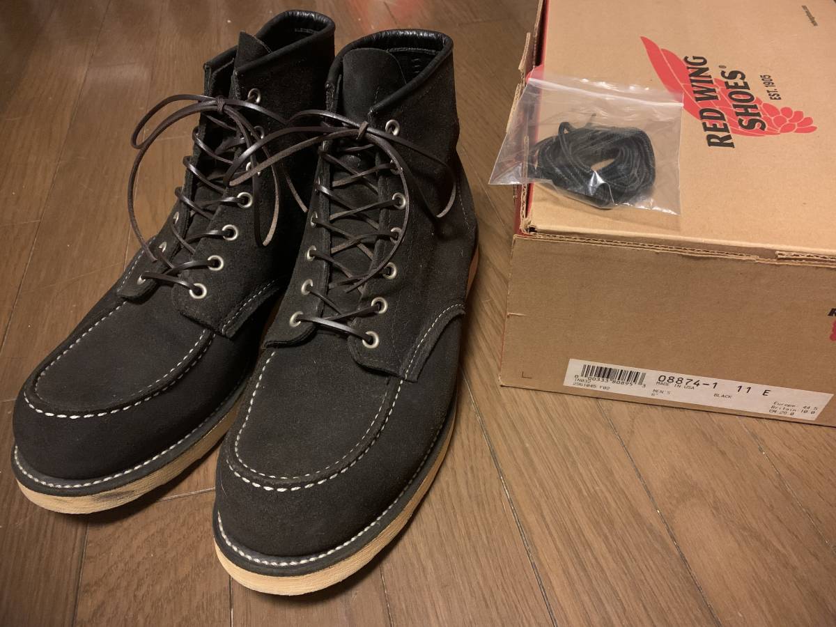  prompt decision!! Beams special order us11 black suede 29cm BEAMS Red Wing REDWING Irish setter 8874moktuU chip RED WING Red Wing 