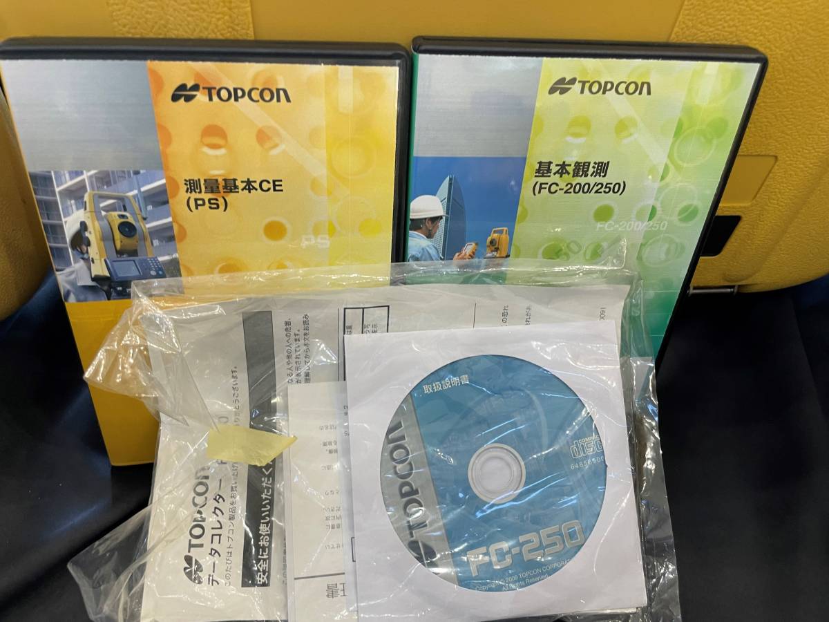 【埼玉発/第３弾】 セット！　TOPCON　PS-105A　FC-250　RC-5　プリズムユニット×２　三脚×３　トータルステーション　測量　トプコン_画像9