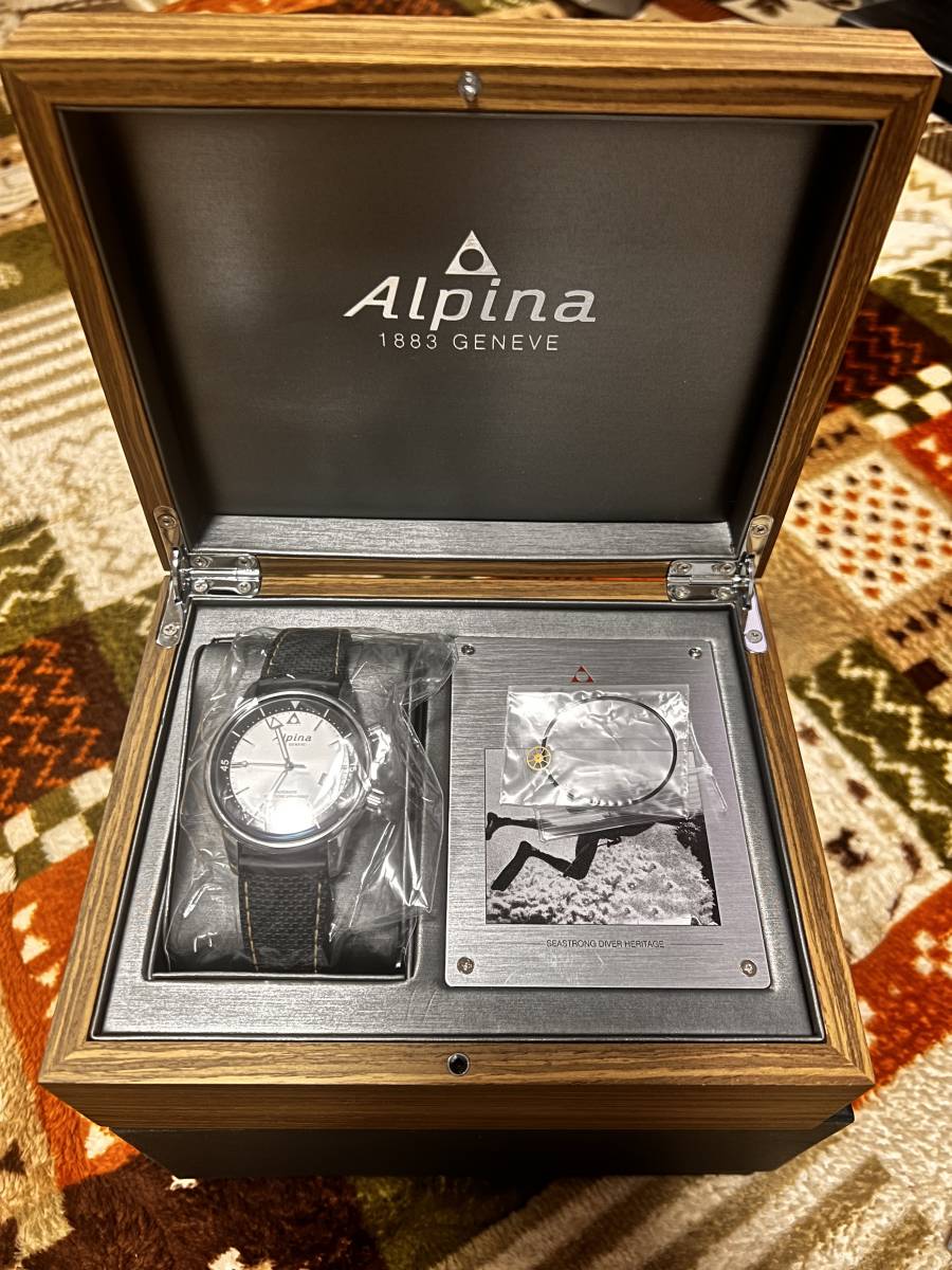 Alpina Alpina Sea Strong Diver 300 Heritage Silver Один раз используется.