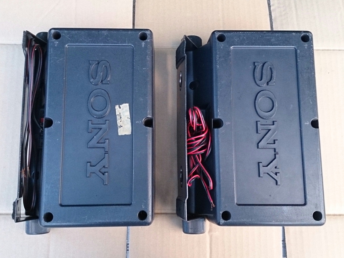 ★SONY★APM-X5A プロフィールPro用 防磁型スピーカー 2台set 簡易チェックのみ実施 キズ汚れ有 ジャンク！ A_画像2
