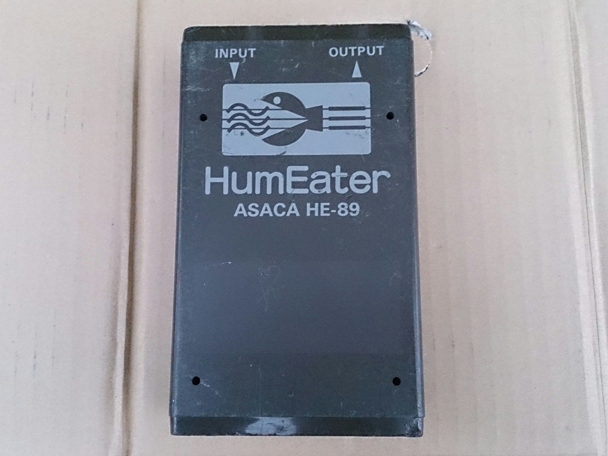 ★ASACA★HE-89 HumEater ハムイータ アナログ信号のハムノイズ除去 キズ汚れ有 ジャンク！ A_画像2