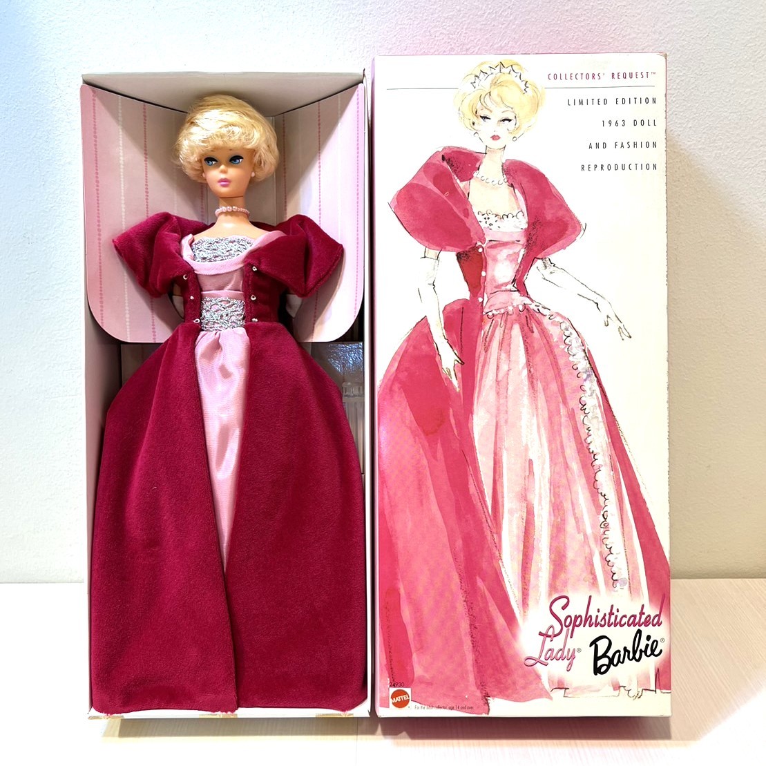 公式 復刻版 1963 Lady Sophisticated Barbie Mattel バービー TL0202