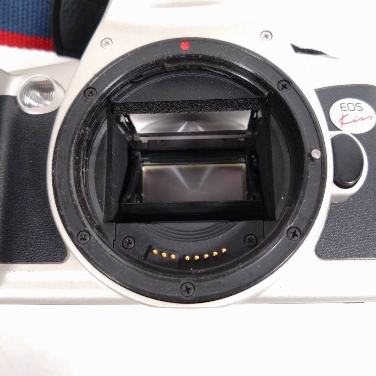 K) Canon キャノン EOS Kiss PANORAMA イオスキス パノラマ フィルムカメラ 一眼レフカメラ レンズなし 本体のみ 動作未確認 L2804_画像3