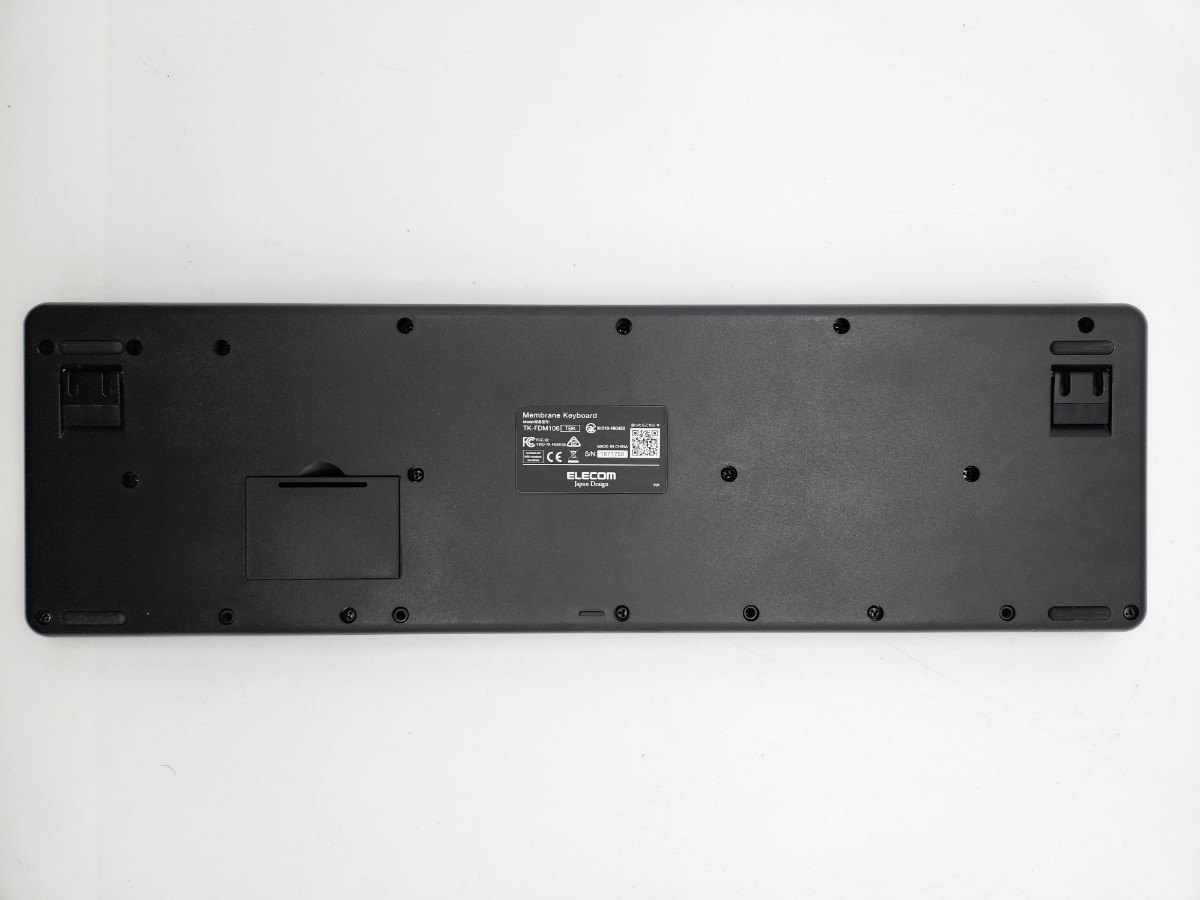 TK-FDM106TXBK エレコム 2.4GHz無線 ワイヤレス 日本語配列 テンキー 無線フルキーボード ブラック black 黒 ELECOM 無線キーボード_画像4