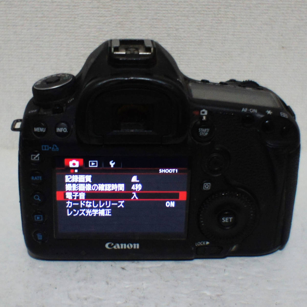 【送料無料】EOS 5D mark III デジタル一眼 ボディのみ EOSムービー 動作確認済み MK3 Mark3_画像3