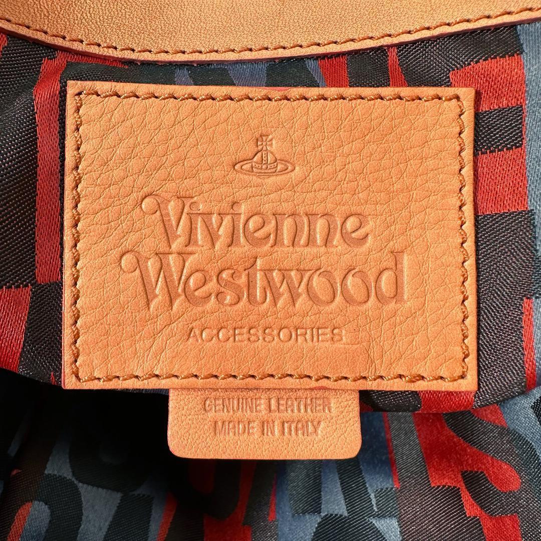 ヴィヴィアンウエストウッド チェルシー 2way ショルダーバッグ オーブ ピンク Vivienne Westwood CHELSEA ハンドバッグ バイカラー レザー_画像10