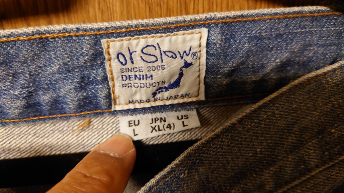 美品　orslow 101 dad's denim サイズ4 XL オアスロウ_画像2