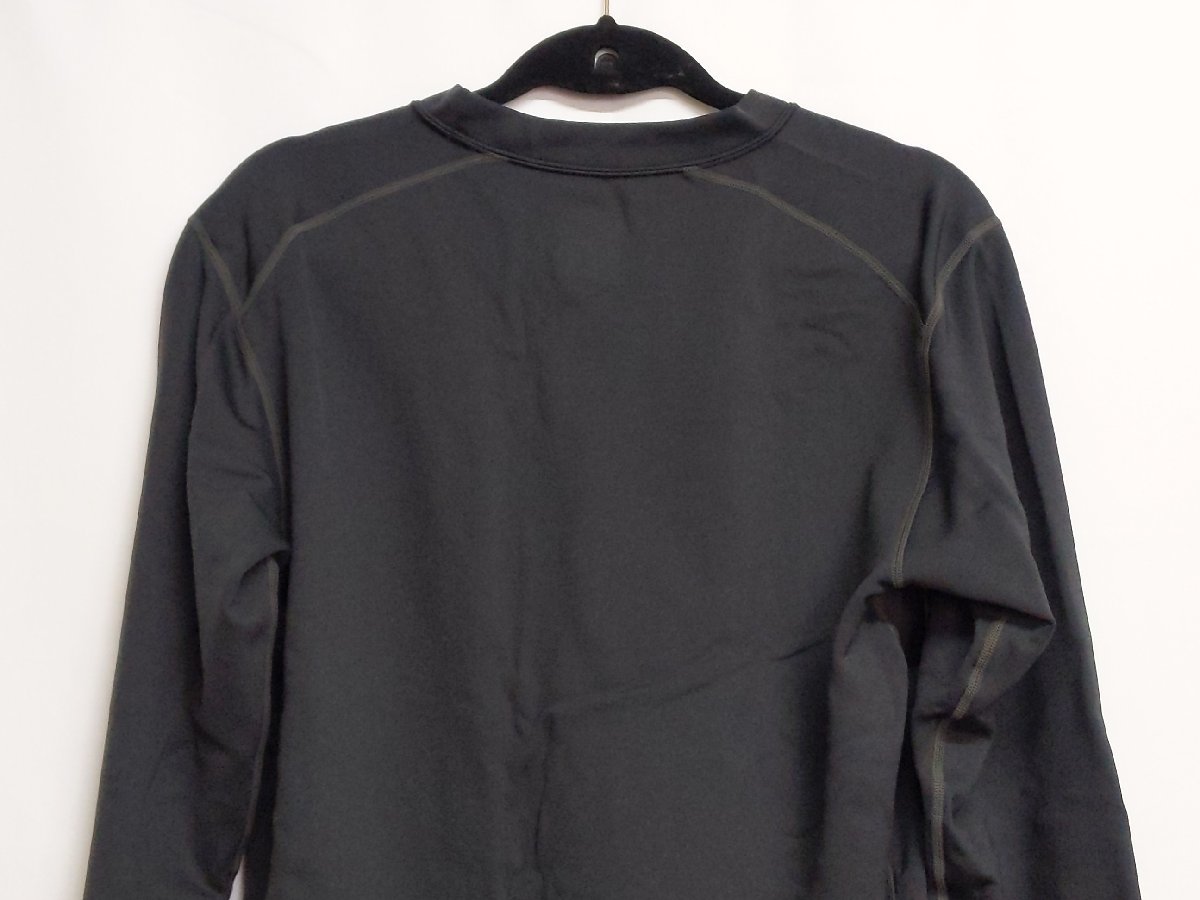 (管77144)未使用 Daiwa ダイワ ブレスマジック 長袖シャツ 厚手 Lサイズ ブラック 防寒 ウェアの画像4