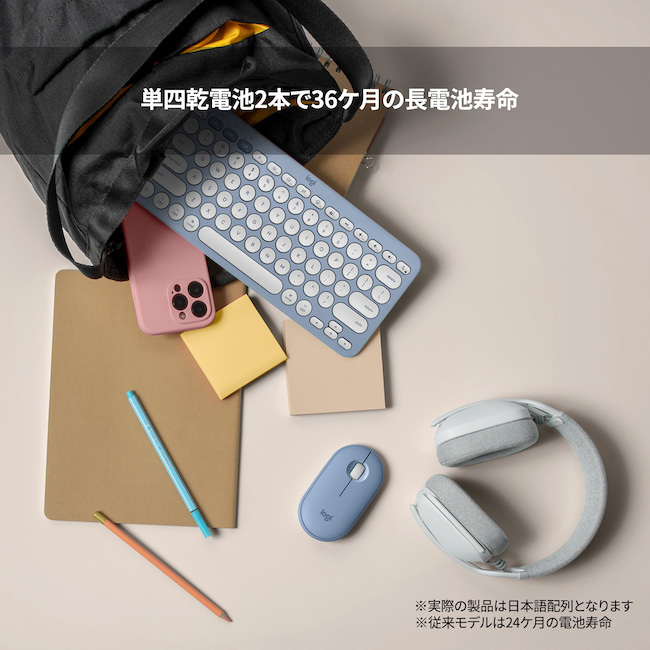 ロジクール ワイヤレスキーボード K380s 無線 キーボード Pebble Keys 2 薄型 小型 Bluetooth Logi Bolt ワイヤレス windows mac Chrome_画像4