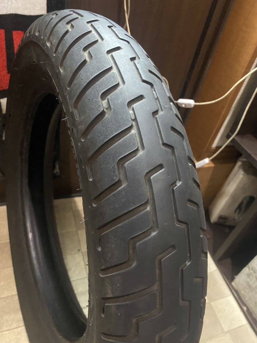 中古MCタイヤ 2020年製造 DUNLOP D404 130/90-16 ダンロップ 130 90 16 1220 K4397_画像5