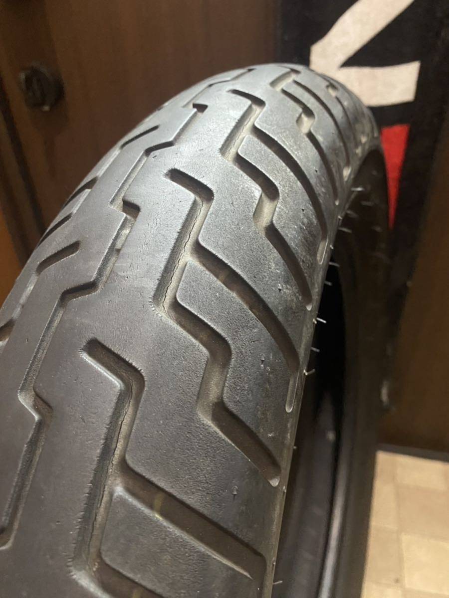 中古MCタイヤ 2020年製造 DUNLOP D404 130/90-16 ダンロップ 130 90 16 1220 K4397_画像2