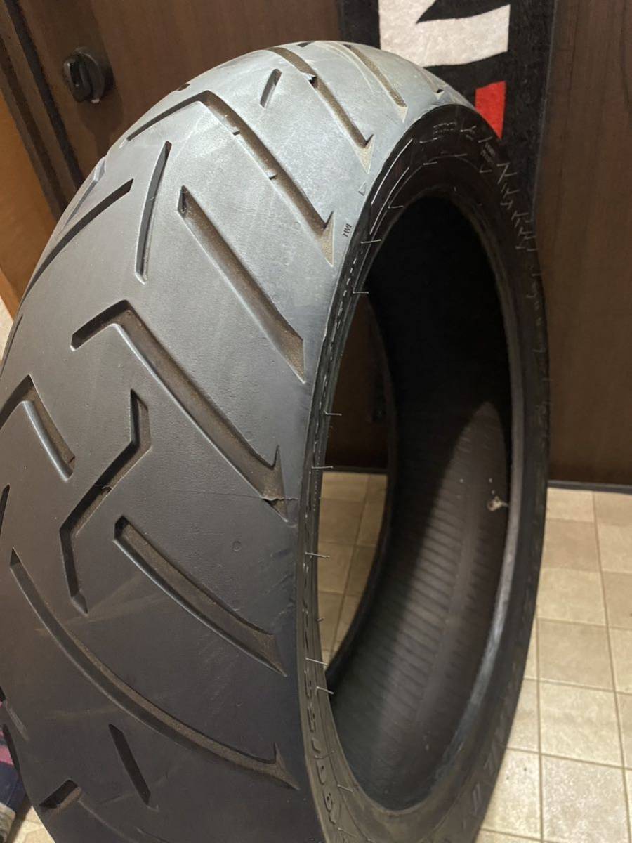 中古MCタイヤ バリ山 PIRELLI SCORPION TRAILⅡ 190/55ZR17 ピレリ スコーピオン 190 55 17 2319 K4468_画像4