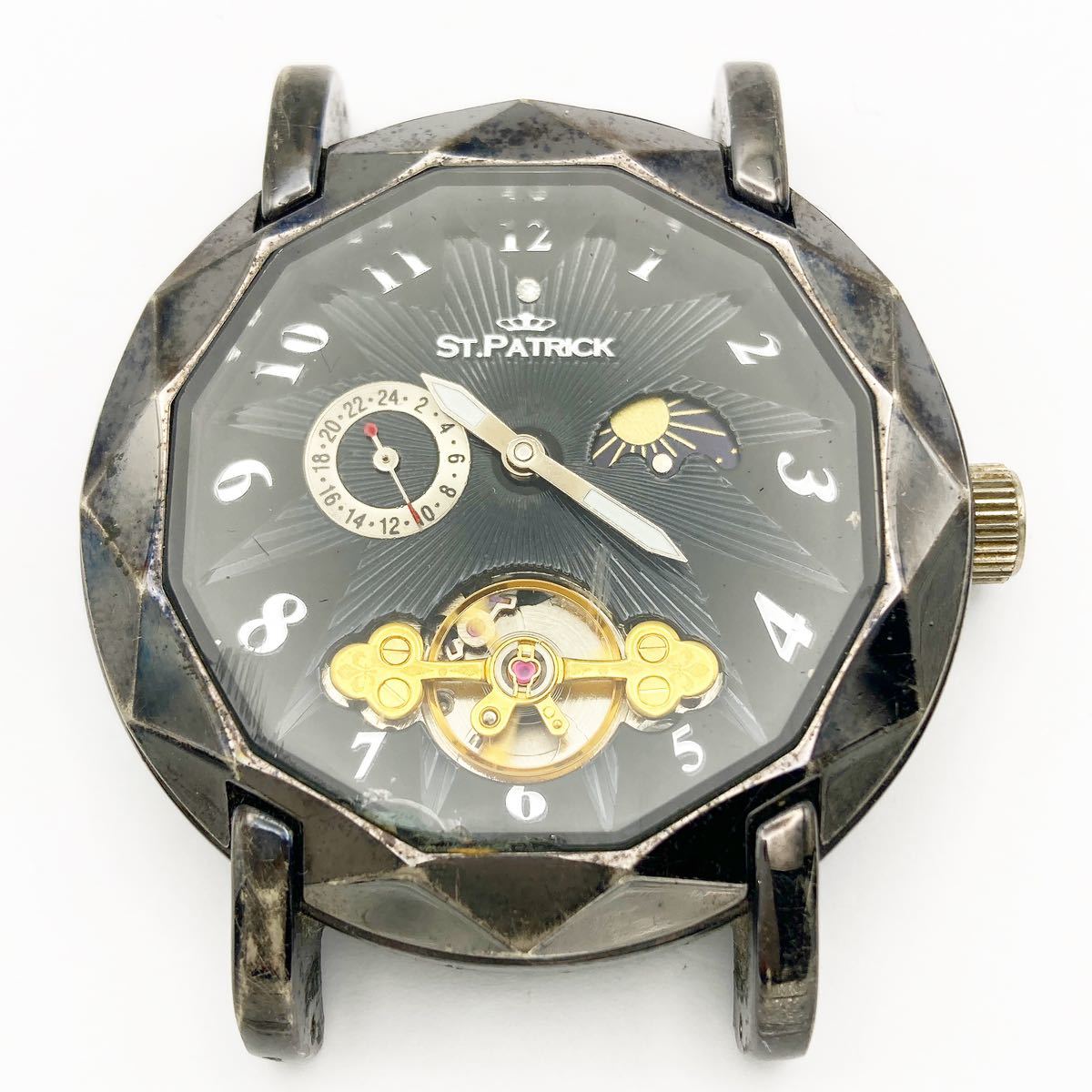 稼働品 ST.PATRICK セントパトリック No.0186 LOVE メンズ 手巻き 腕時計 alp梅1214_画像1