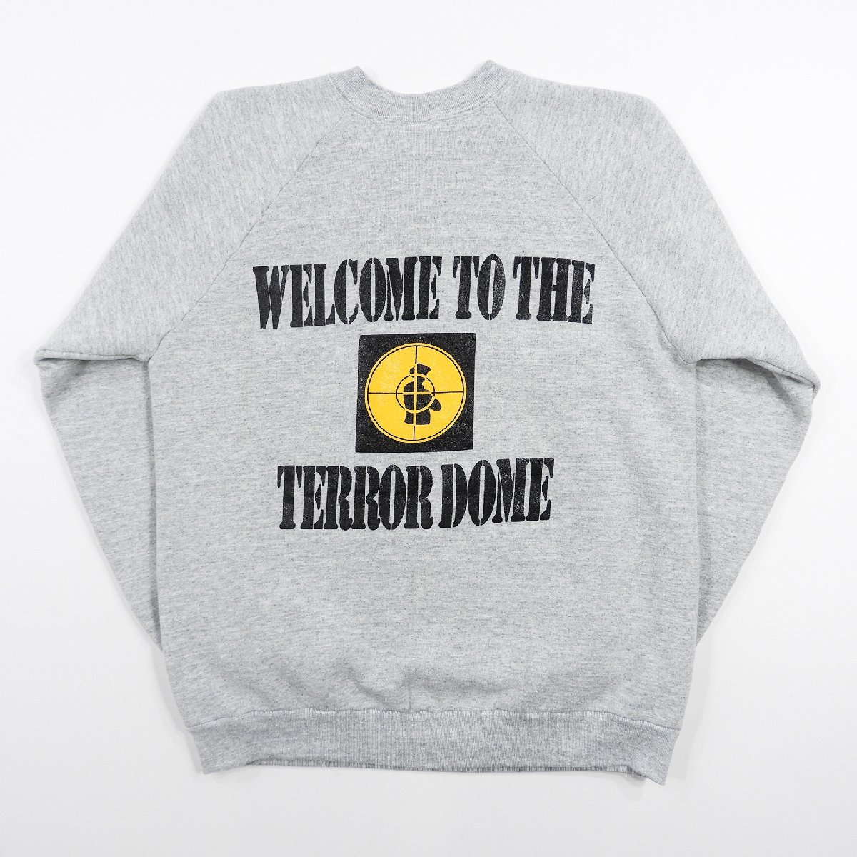 80's パブリックエナミー Welcome To The Terror Dome スウェット size L #12902 Public Enemy パブリックエネミー ヒップホップ オールド_画像2