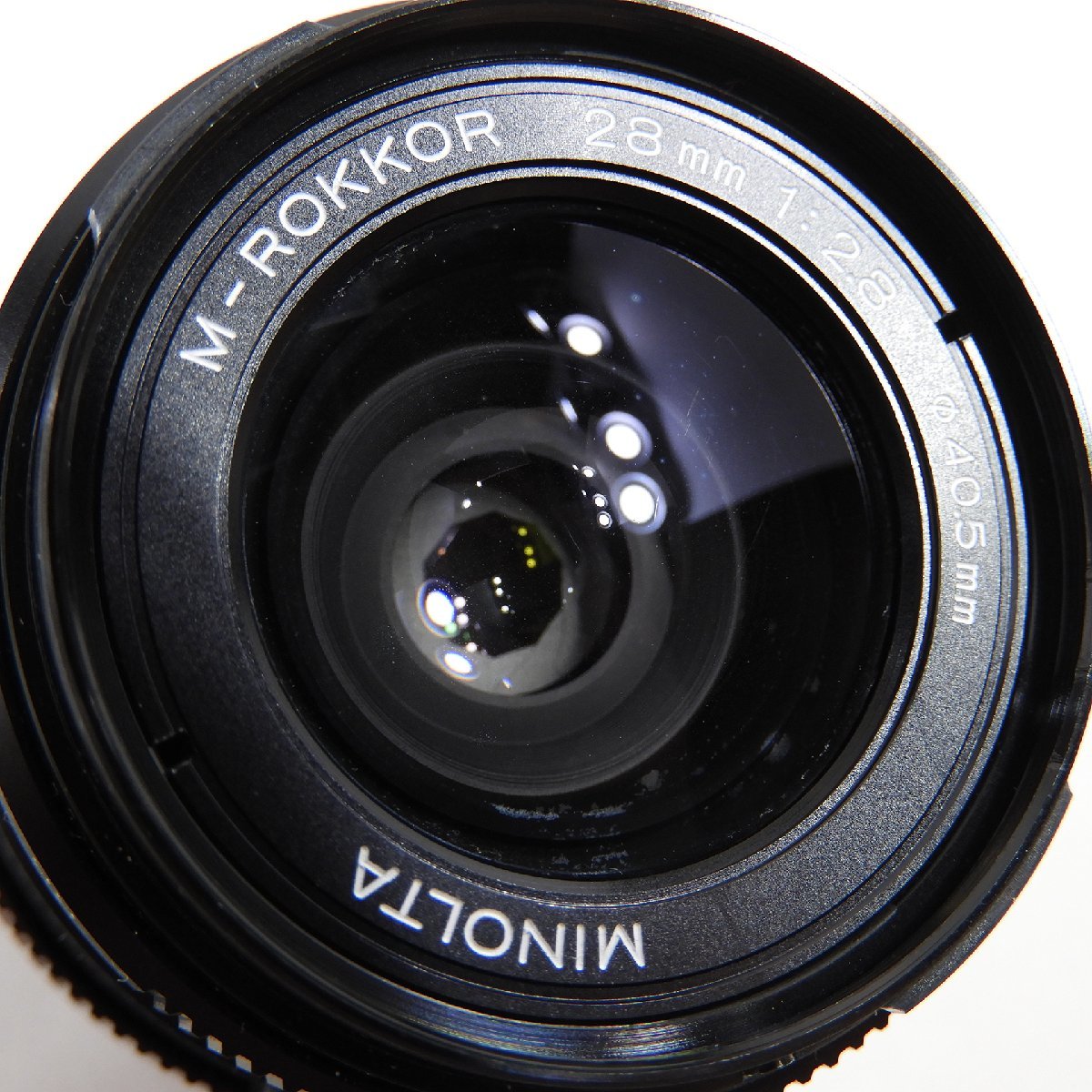 MINOLTA ミノルタ M-ROKKOR 28mm F2.8 ジャンク #13087 オールド カメラ レンズ アクセサリー 趣味 コレクション_画像6