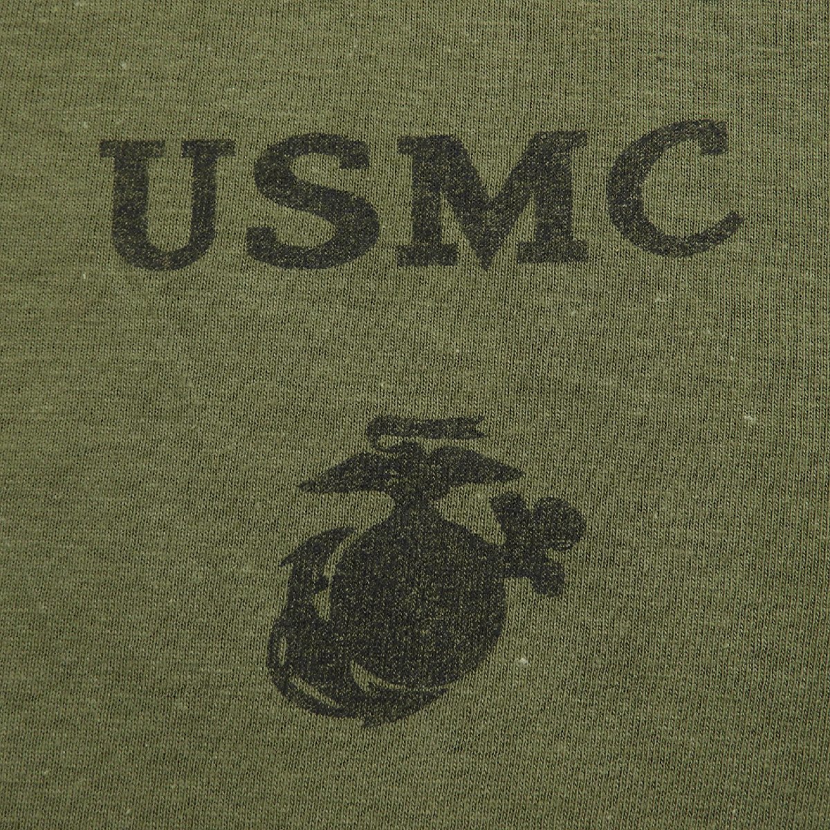 デッド CAB CLOTHING キャブクロージング USMC Tシャツ オリーブ size XL #13697 送料360円 ミリタリー トップス_画像5