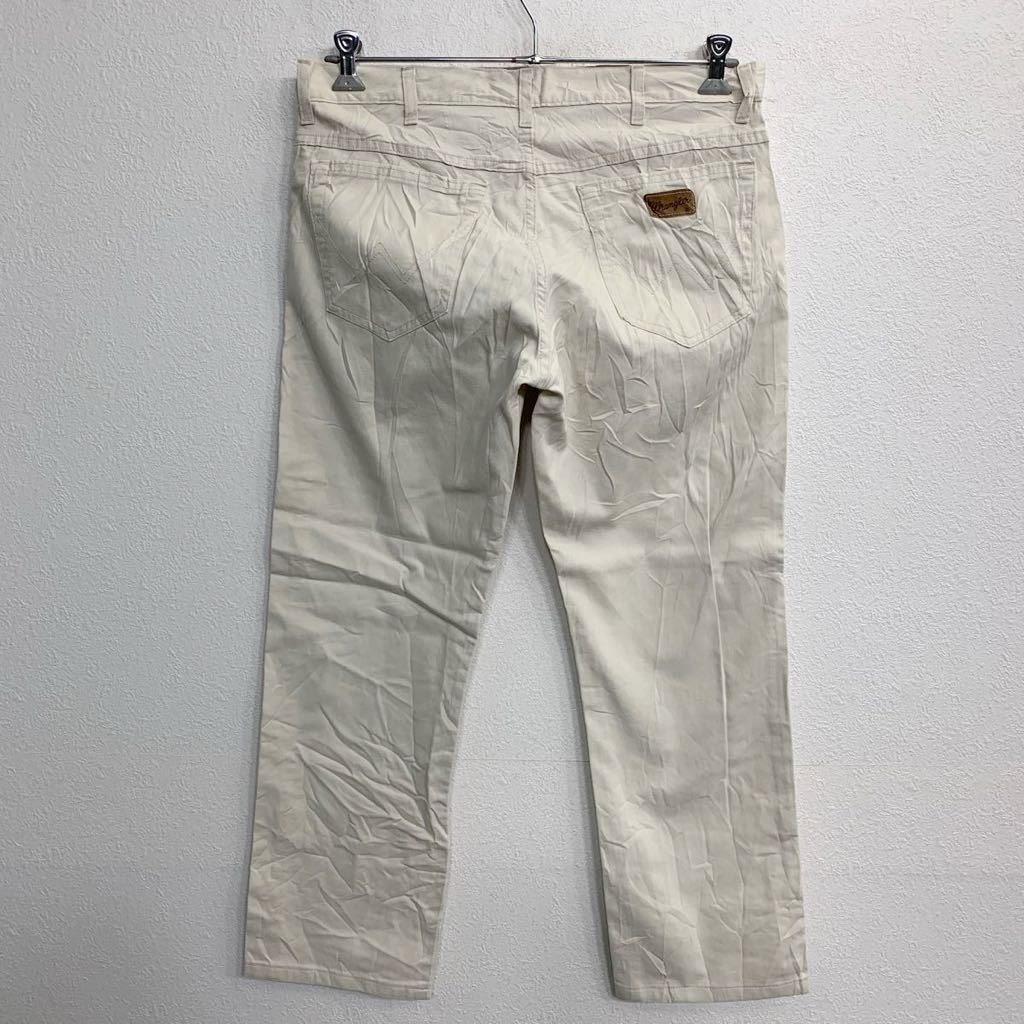 中古 古着 Wrangler ロングパンツ W34 ラングラー ボタンフライ ホワイトベージュ コットン 古着卸 アメリカ仕入 2312-225_画像5