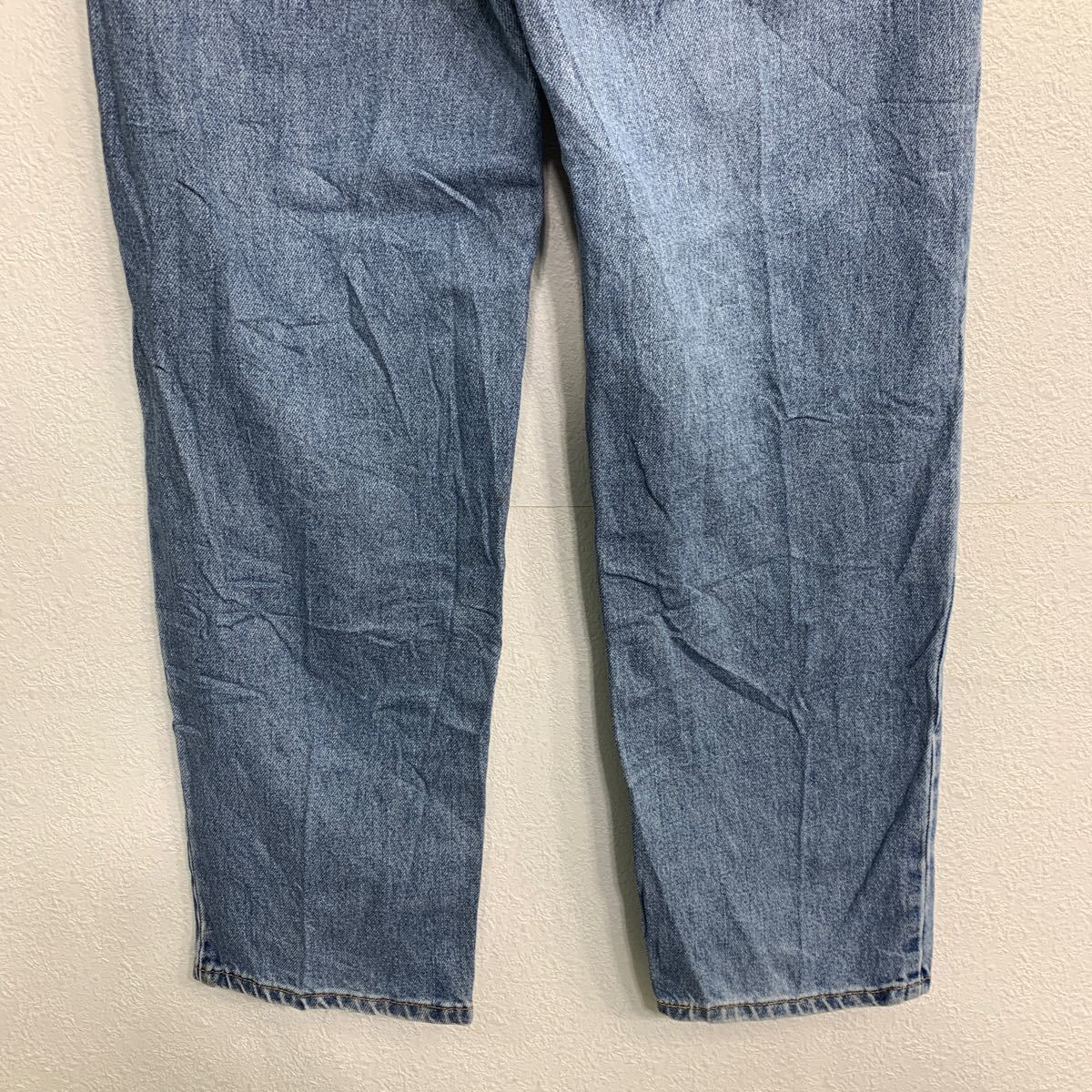 中古 古着 Levi's 550 デニムパンツ W34 リーバイス リラックスフィット ライトブルー コットン メキシコ製 古着卸 アメリカ仕入 2312-184_画像7