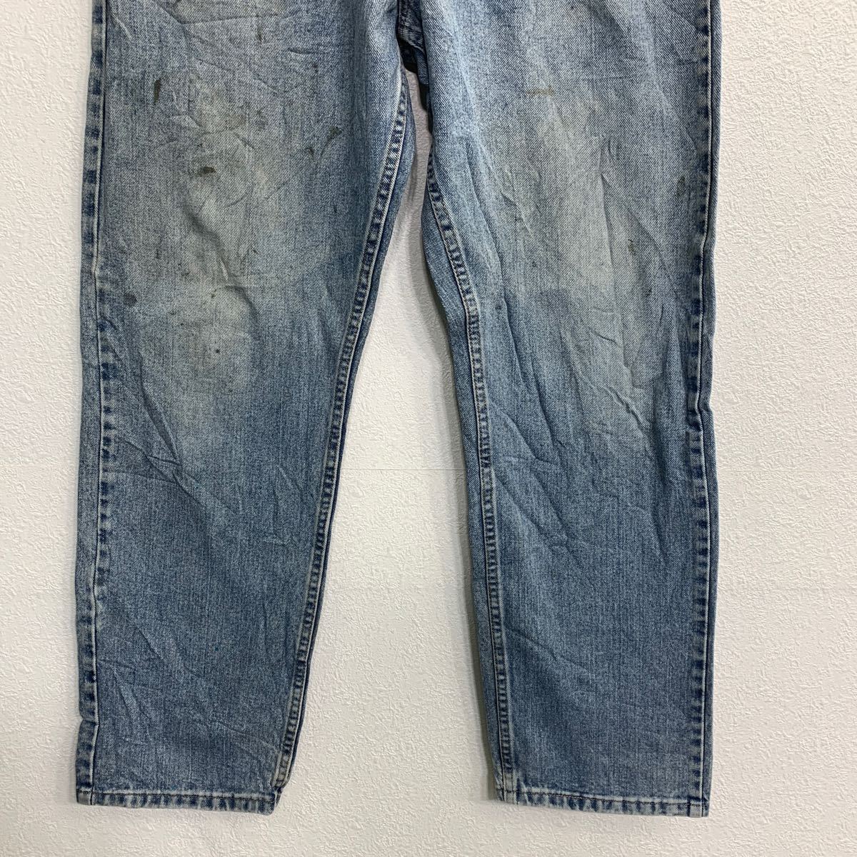 中古 古着 Wrangler デニムパンツ W34 ラングラー ライトブルー コットン メキシコ製 古着卸 アメリカ仕入 2312-457_画像3