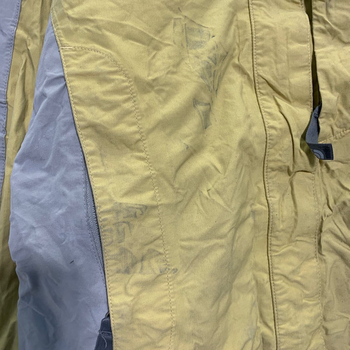 中古 古着 THE NORTH FACE マウンテンパーカー・ジャケット XS イエロー グレー ザノースフェイス 古着卸 アメリカ仕入 a512-5574_画像5