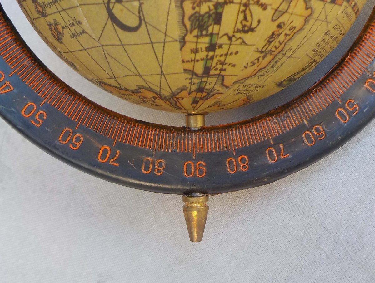 【訳あり品】レトロ調の地球儀を１２点まとめて◎直径約１５センチ◎U１１９６_画像6