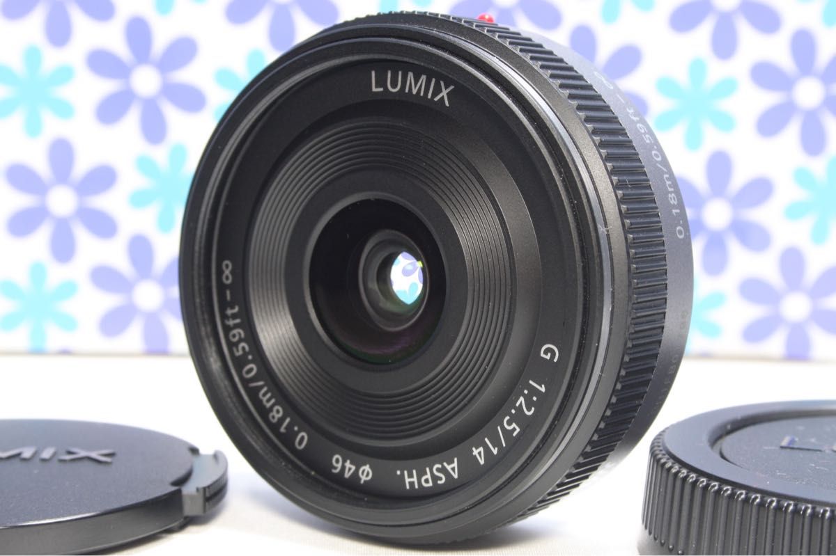 極美品 パナソニック LUMIX 14mm 単焦点レンズ コンパクト｜Yahoo