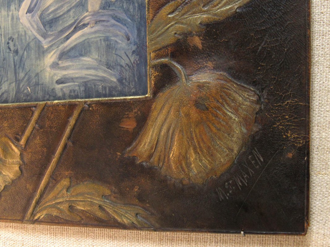 【GINZA絵画館】マルト・サン・マクセン　水彩画「エトワール（星）」アール・ヌーヴォー期フランス巨匠・１点もの　SB31U5G0H6B6V2I_画像10