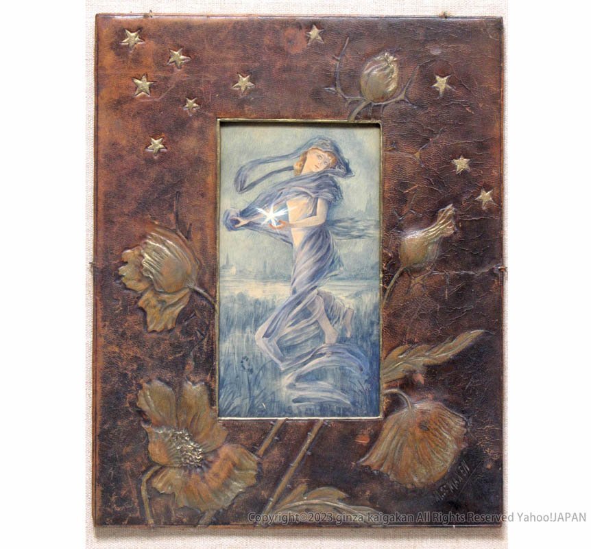 【GINZA絵画館】マルト・サン・マクセン　水彩画「エトワール（星）」アール・ヌーヴォー期フランス巨匠・１点もの　SB31U5G0H6B6V2I_画像3