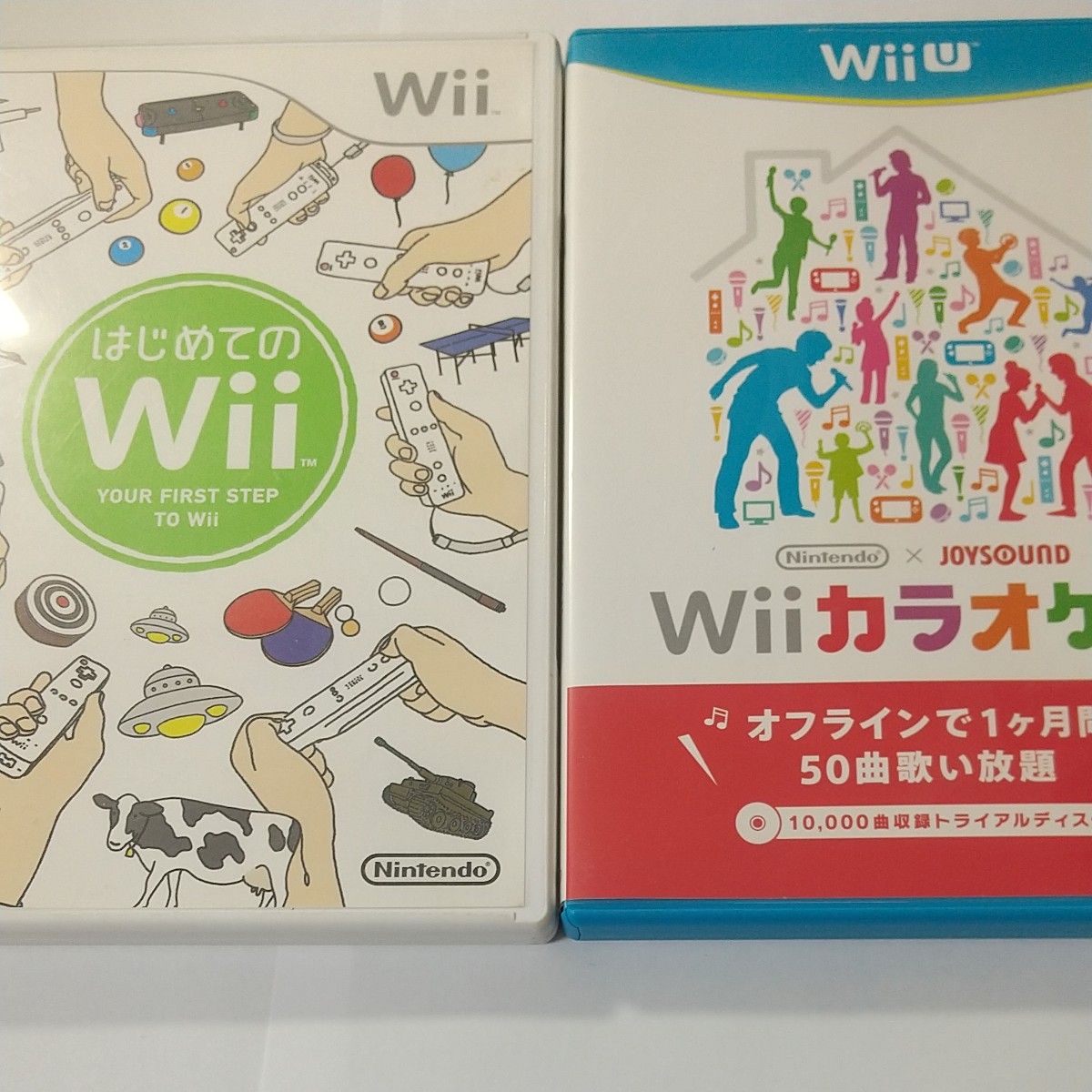 はじめてのwii　wiiUカラオケ　wiiカラオケU　 ニンテンドーWii　 Wiiソフト　セット