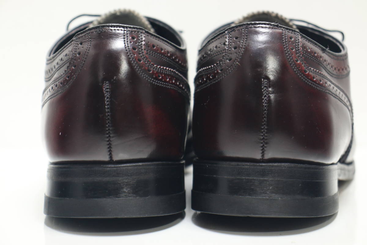 フローシャイム　ウイングチップ革靴◆29.5cm幅広◆US11.5EEE◆FLORSHEIM◆レザーソールシューズ◆ビンテージ◆USA購入_画像6