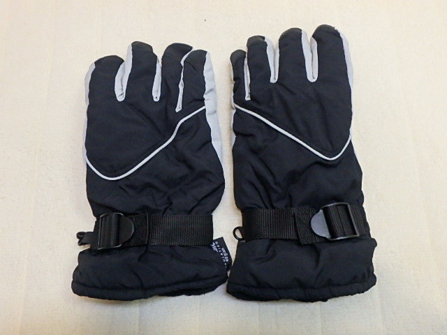 n312k　Thinsulate　グローブ　40gram　シンサレート　手袋　Mサイズ　黒　ブラック　メンズ　男性用　中古_画像1