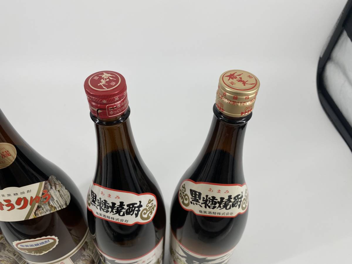 【A-91】黒糖焼酎（昇龍x2本、奄美x2本）1800ml 4本セット 同梱不可 A709361-364_画像5